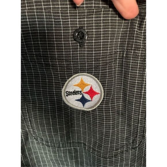 NFL Steelers button up shirt size XL - Picture 3 of 5